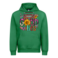 Emerald good vibes cassette boombox Urban Hoodie - FaDigitalArtStudio