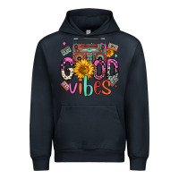Navy good vibes cassette boombox Urban Hoodie - FaDigitalArtStudio