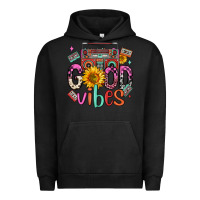 Pigment Black good vibes cassette boombox Urban Hoodie - FaDigitalArtStudio
