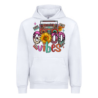 White good vibes cassette boombox Urban Hoodie - FaDigitalArtStudio