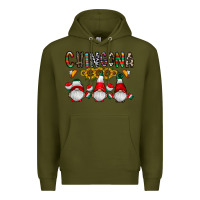 Army Green Chingona Premium Hoodie - CowhideDigitalArt