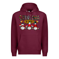 Burgundy Chingona Premium Hoodie - CowhideDigitalArt