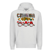 Dove Grey Chingona Premium Hoodie - CowhideDigitalArt