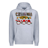 Heather Grey Chingona Premium Hoodie - CowhideDigitalArt