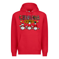 Red Chingona Premium Hoodie - CowhideDigitalArt