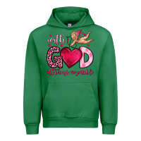 Emerald with god all things are possible Urban Hoodie - OliviaCreatesArt