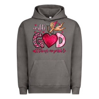 Pigment Tornado with god all things are possible Urban Hoodie - OliviaCreatesArt