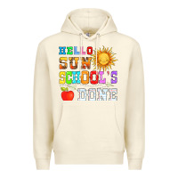 Sandshell hello sun schools done Premium Hoodie - HRA Design Shop