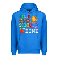 True Royal hello sun schools done Premium Hoodie - HRA Design Shop