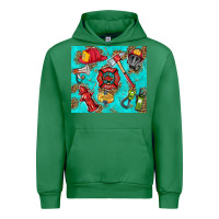 Emerald firefighter elementary Urban Hoodie - HRA Design Shop