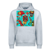 Heather Grey firefighter elementary Urban Hoodie - HRA Design Shop