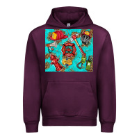 Mauve Wine firefighter elementary Urban Hoodie - HRA Design Shop