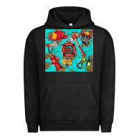 Pigment Black firefighter elementary Urban Hoodie - HRA Design Shop