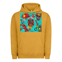 Pigment Peanut Butter firefighter elementary Urban Hoodie - HRA Design Shop