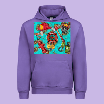 Firefighter Elementary Urban Hoodie Designed By Hra Design Shop