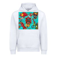 White firefighter elementary Urban Hoodie - HRA Design Shop