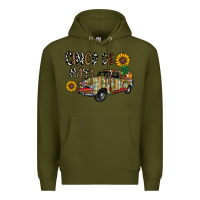 Army Green cinco de mayo truck Premium Hoodie - CowhideDigitalArt
