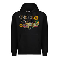 Black cinco de mayo truck Premium Hoodie - CowhideDigitalArt