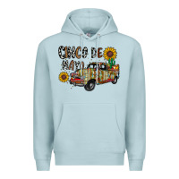 Blue Mist cinco de mayo truck Premium Hoodie - CowhideDigitalArt