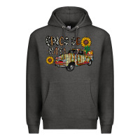 Charcoal Heather cinco de mayo truck Premium Hoodie - CowhideDigitalArt