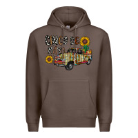 Coffee cinco de mayo truck Premium Hoodie - CowhideDigitalArt