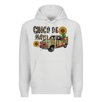 Dove Grey cinco de mayo truck Premium Hoodie - CowhideDigitalArt