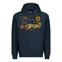 Navy cinco de mayo truck Premium Hoodie - CowhideDigitalArt