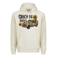 Oatmeal Heather cinco de mayo truck Premium Hoodie - CowhideDigitalArt