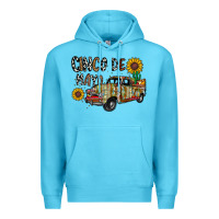 Ocean Blue cinco de mayo truck Premium Hoodie - CowhideDigitalArt