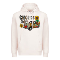 Pale Pink cinco de mayo truck Premium Hoodie - CowhideDigitalArt