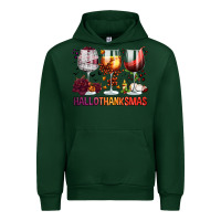 Forest Green hallothanksmas halloween thanksgiving  christmas wine Urban Hoodie - FaDigitalArtStudio