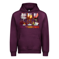 Mauve Wine hallothanksmas halloween thanksgiving  christmas wine Urban Hoodie - FaDigitalArtStudio