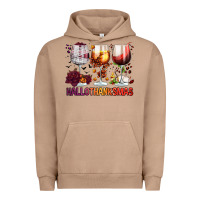 Pigment Burro hallothanksmas halloween thanksgiving  christmas wine Urban Hoodie - FaDigitalArtStudio