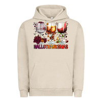 Pigment French Oak hallothanksmas halloween thanksgiving  christmas wine Urban Hoodie - FaDigitalArtStudio