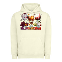 Pigment Pistachio hallothanksmas halloween thanksgiving  christmas wine Urban Hoodie - FaDigitalArtStudio