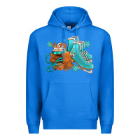 True Royal Winter Ice Skating Boots And Coffee Premium Hoodie - FaDigitalArtStudio