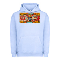 Pigment Grape Ice firefighter air mask sunflower and elementary license plate Urban Hoodie - HRA Design Shop