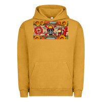 Pigment Peanut Butter firefighter air mask sunflower and elementary license plate Urban Hoodie - HRA Design Shop