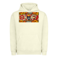 Pigment Pistachio firefighter air mask sunflower and elementary license plate Urban Hoodie - HRA Design Shop