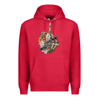 Cardinal sensitive savage skeleton middle finger Premium Hoodie - FaDigitalArtStudio