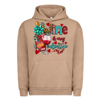Pigment Burro wine is my valentine olivia Urban Hoodie - OliviaCreatesArt