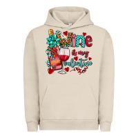 Pigment French Oak wine is my valentine olivia Urban Hoodie - OliviaCreatesArt