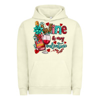 Pigment Pistachio wine is my valentine olivia Urban Hoodie - OliviaCreatesArt