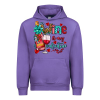 Tulip wine is my valentine olivia Urban Hoodie - OliviaCreatesArt