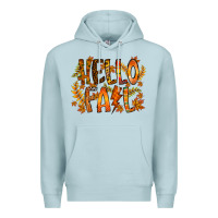 Blue Mist hello fall Premium Hoodie - RacoonDesign
