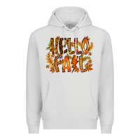 Dove Grey hello fall Premium Hoodie - RacoonDesign