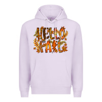Lilac hello fall Premium Hoodie - RacoonDesign