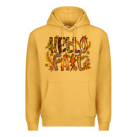 Mustard hello fall Premium Hoodie - RacoonDesign