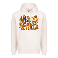 Pale Pink hello fall Premium Hoodie - RacoonDesign