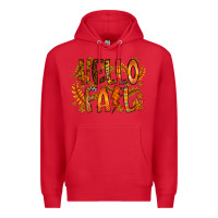 Red hello fall Premium Hoodie - RacoonDesign
